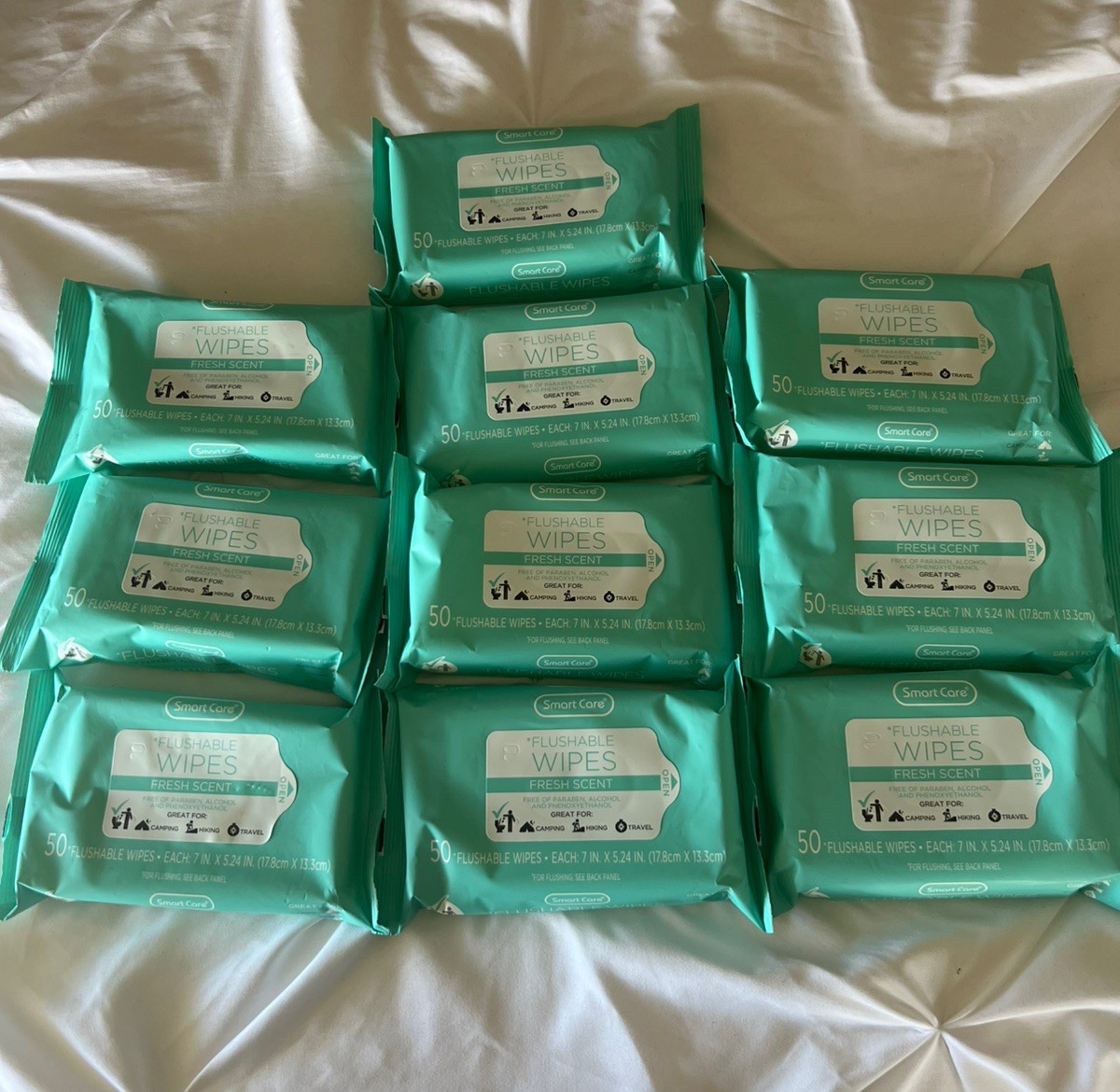 Adult Flushable Wipes(11) – 7×5.24″ 50ct (Fresh Scent)