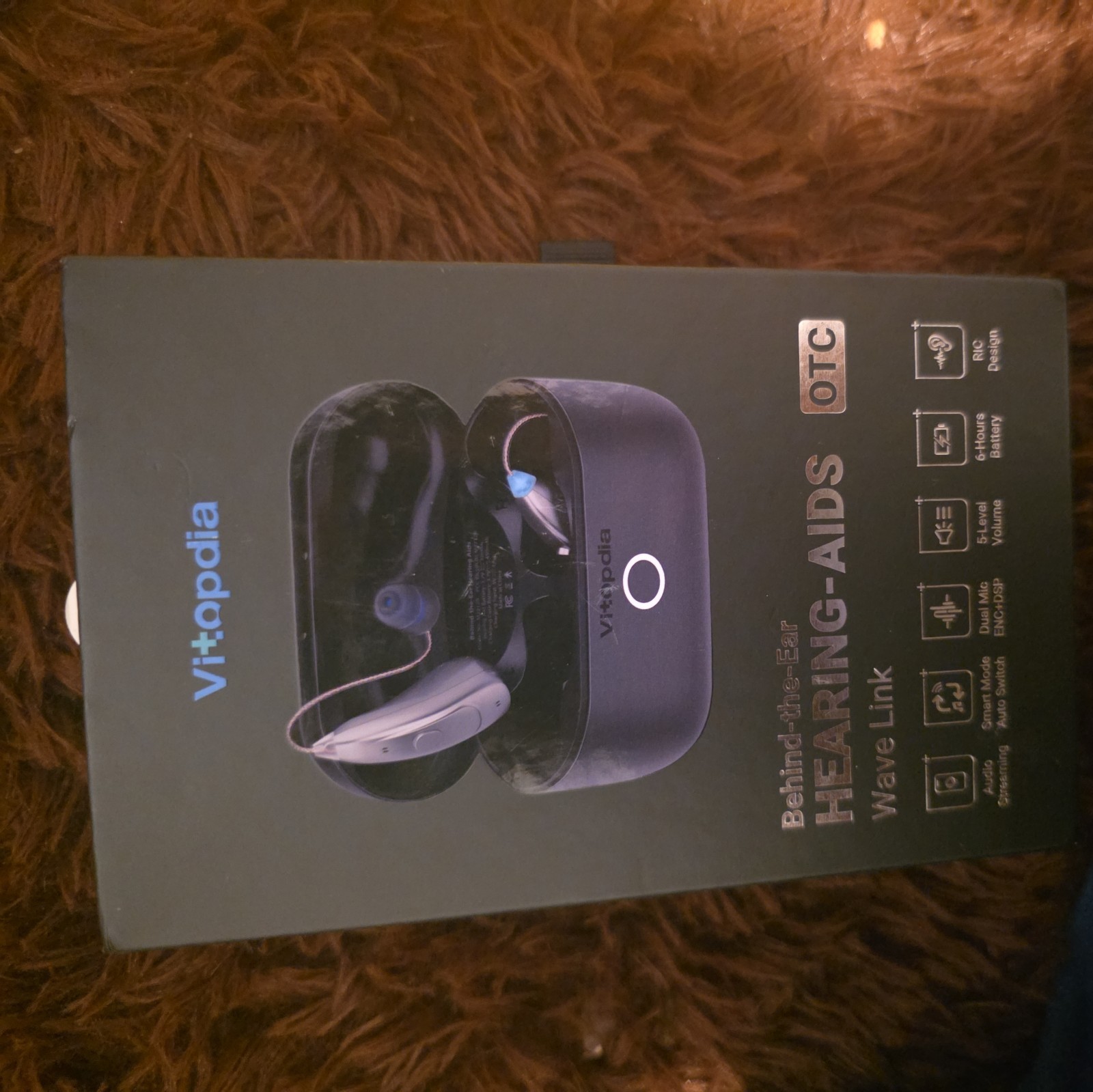 VITOPDIA 3-in-1 Rechargeable Bluetooth OTC Hearing Aids for Adults Seniors