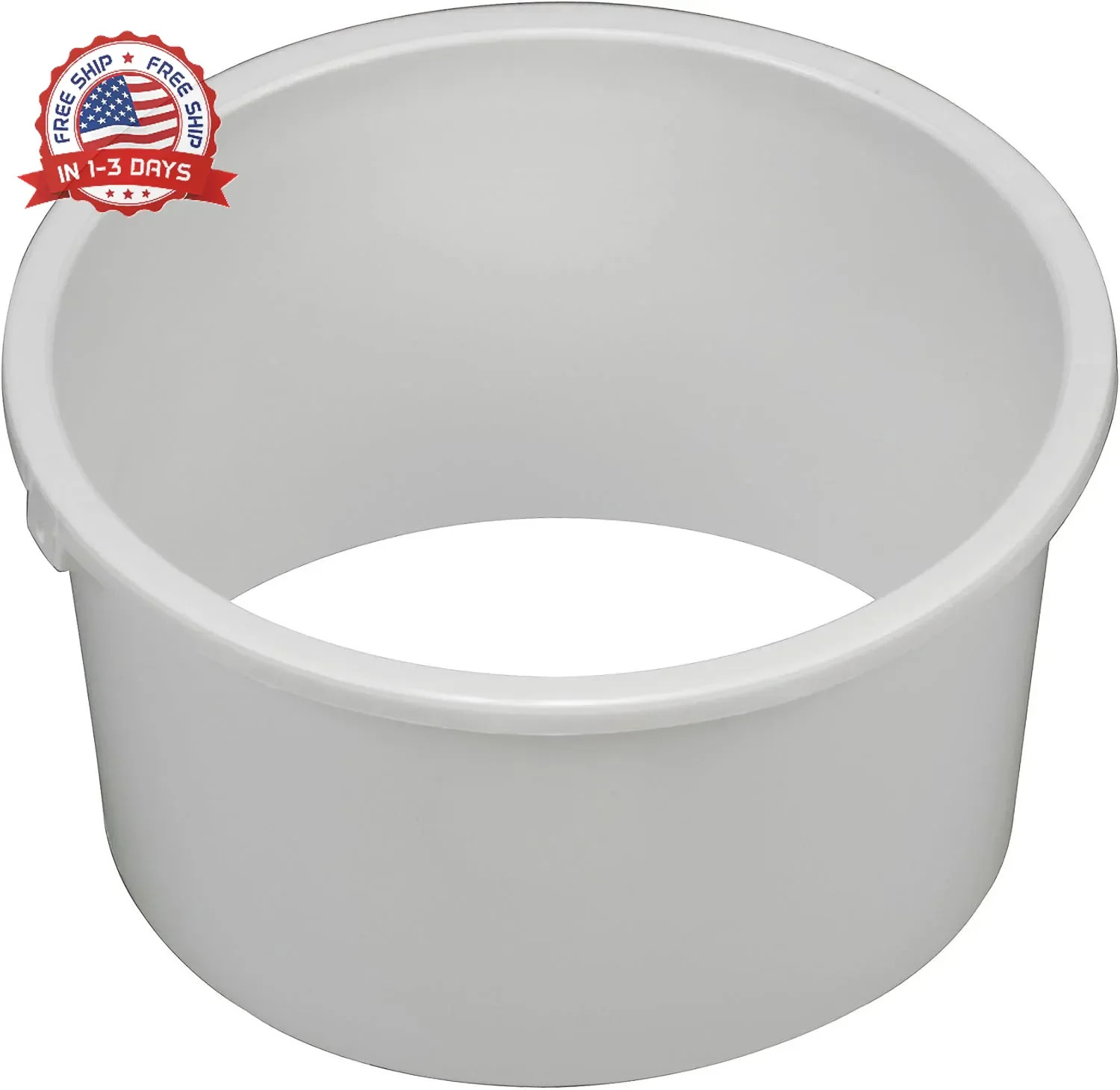 DMI Universal Replacement Commode Splash Guard, White, 0.4 lb, FSA HSA Eligible