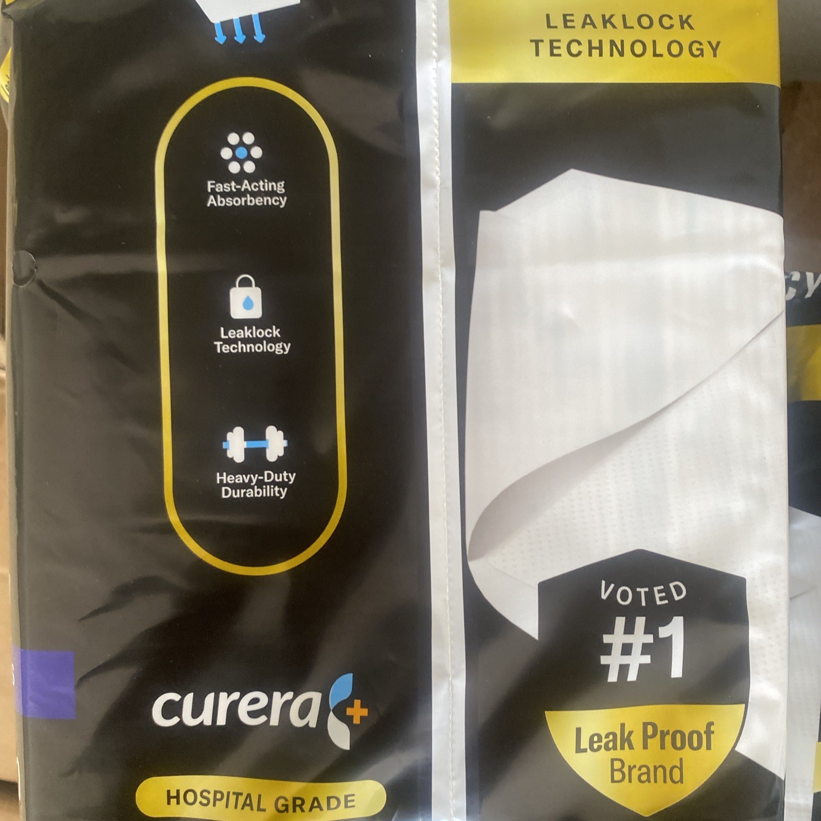 CURERA HOSPITAL GRADE CHUCKS MAX 3XL 36×36” (2) 10 Count RESPOSTIONS 400Lb