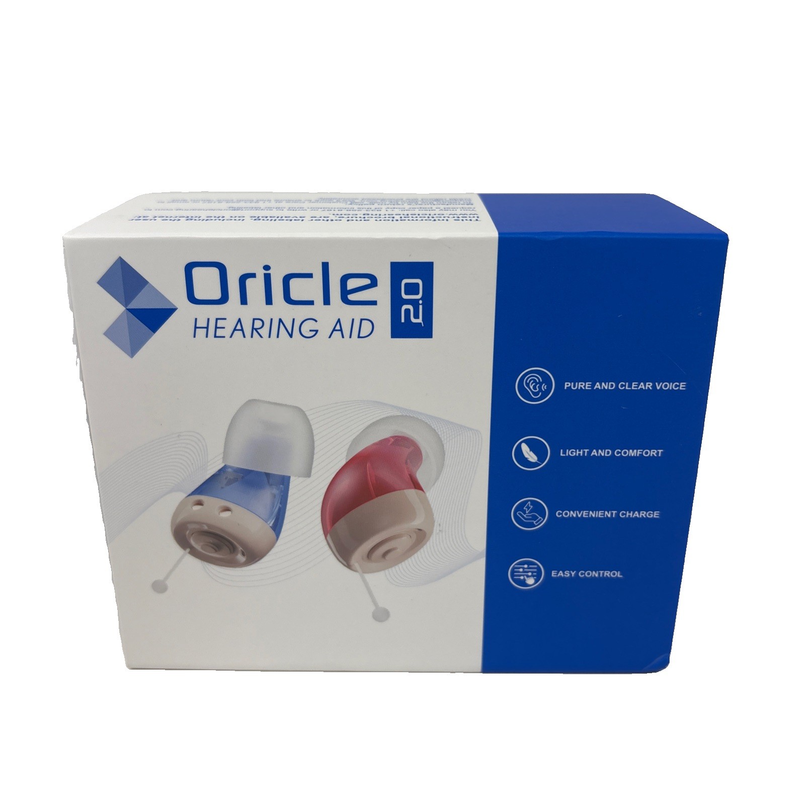 Oricle 2.0 Hearing Aids for Adults with Advanced Noise Cancellation/ New
