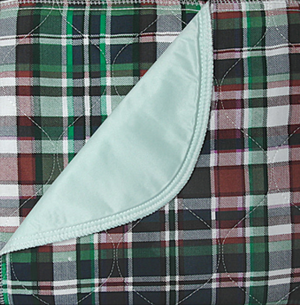 6 30×36 HEAVY Absorbency Adult Bed Reusable UnderPad Under Pad Plaid Cotton Poly