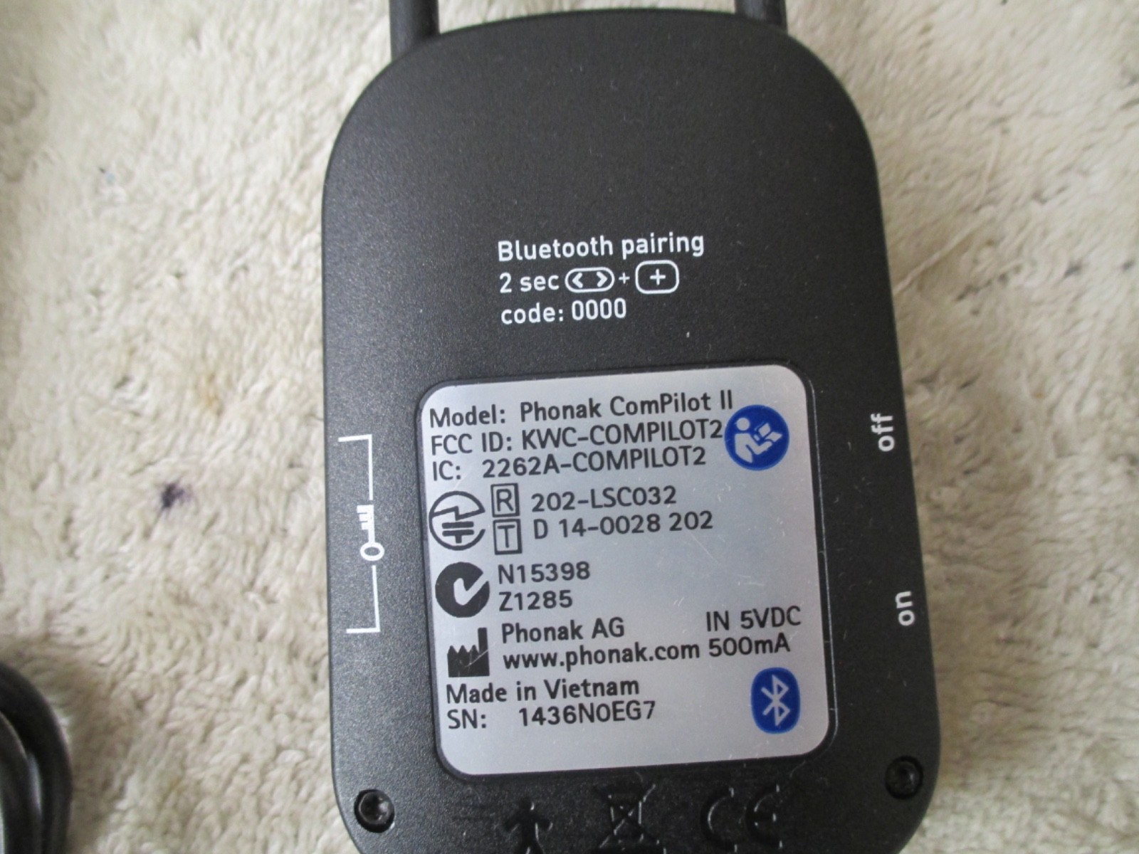 Phonak Roger MyLink (02)==and Bluetooth====READ=========