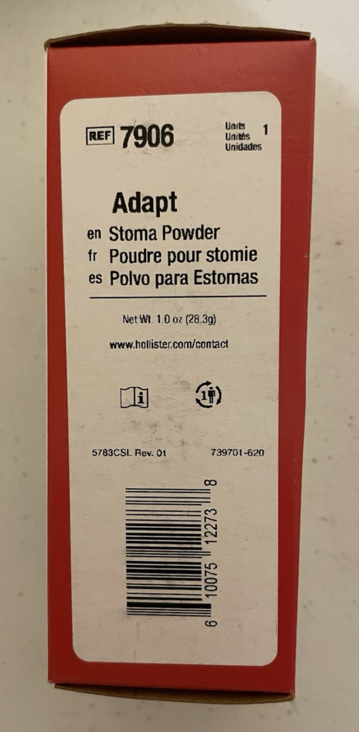7 Boxes Hollister 7906 1oz Bottles Adapt Ostomy Stoma Powder