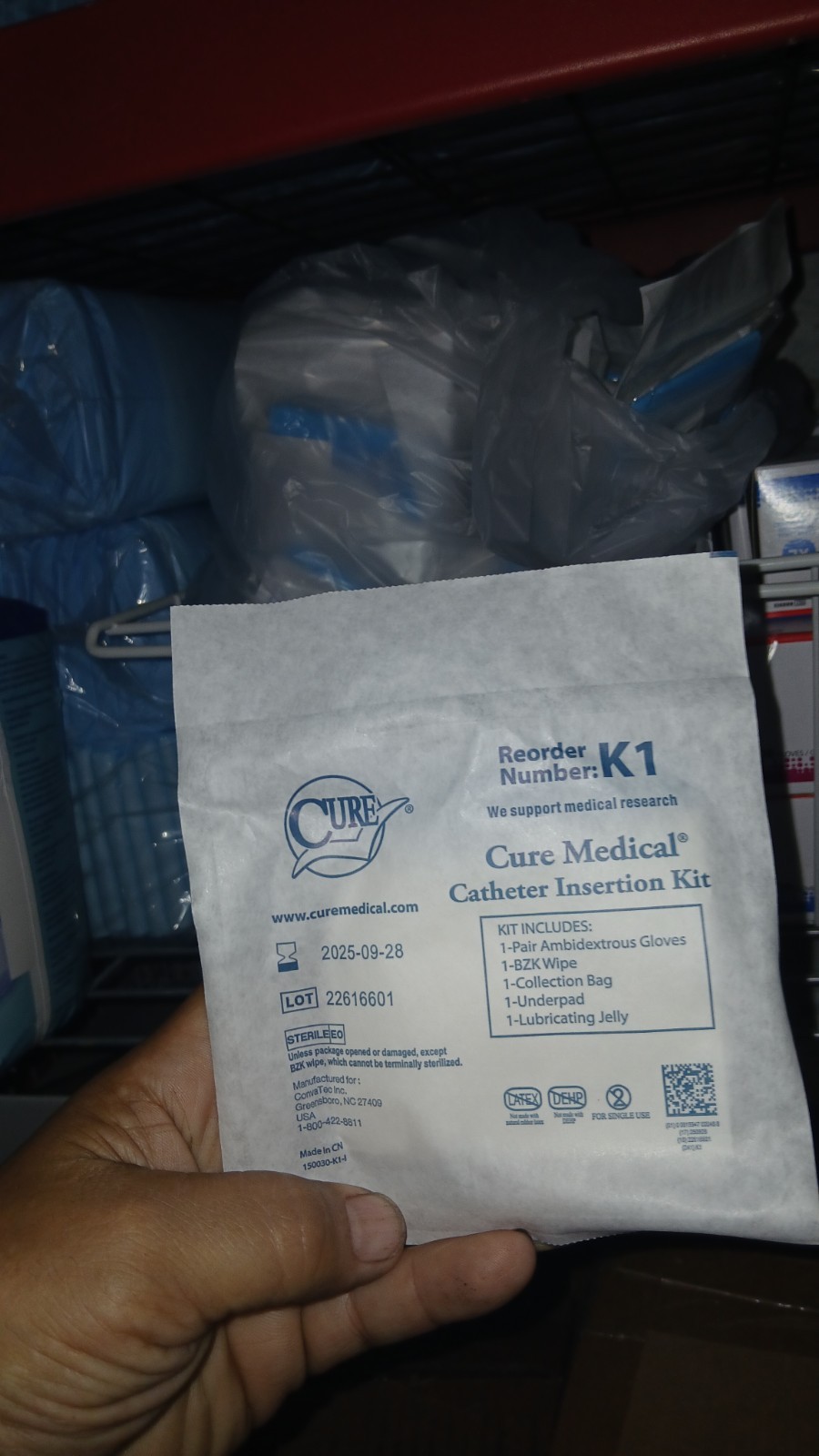 Cure K1 Insertion Kits 100 Unopened Packs Expiration 10-28-25 New