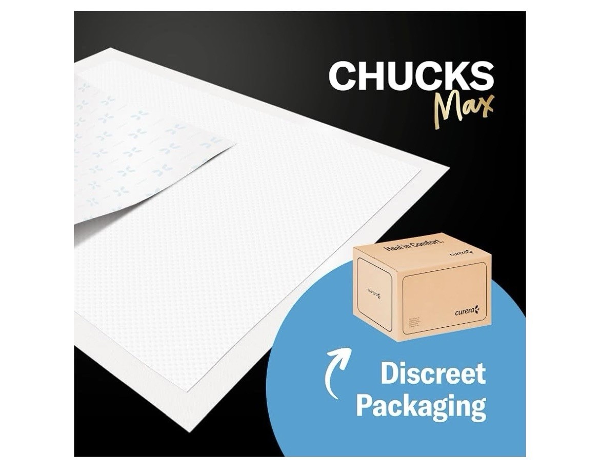 20 Count Curera Chucks Max 3XL Incontinence Premium Bed Pads 36×36