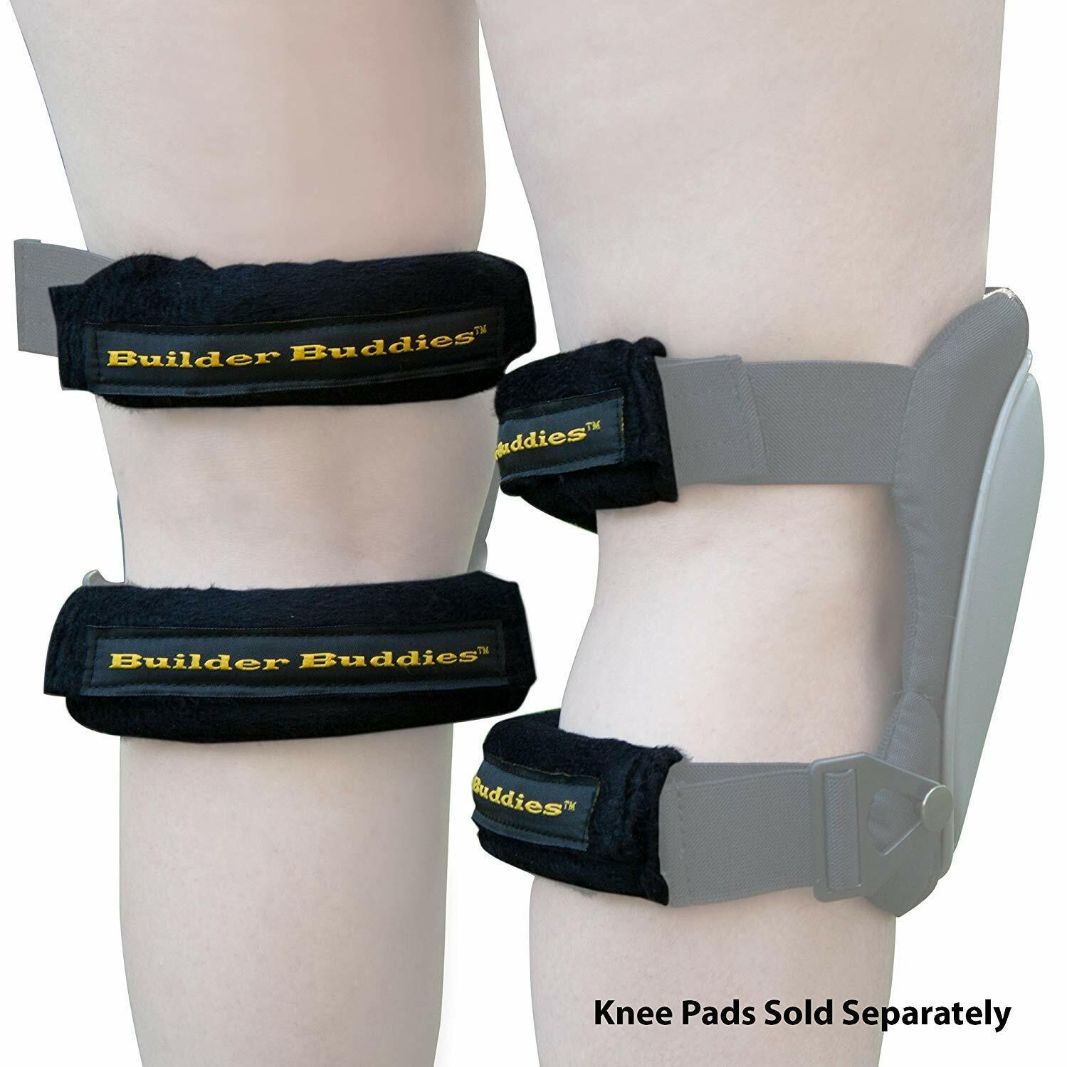 Fleece Strap Covers for Construction Knee Pads! Universal Fit & Extra Soft Paddi