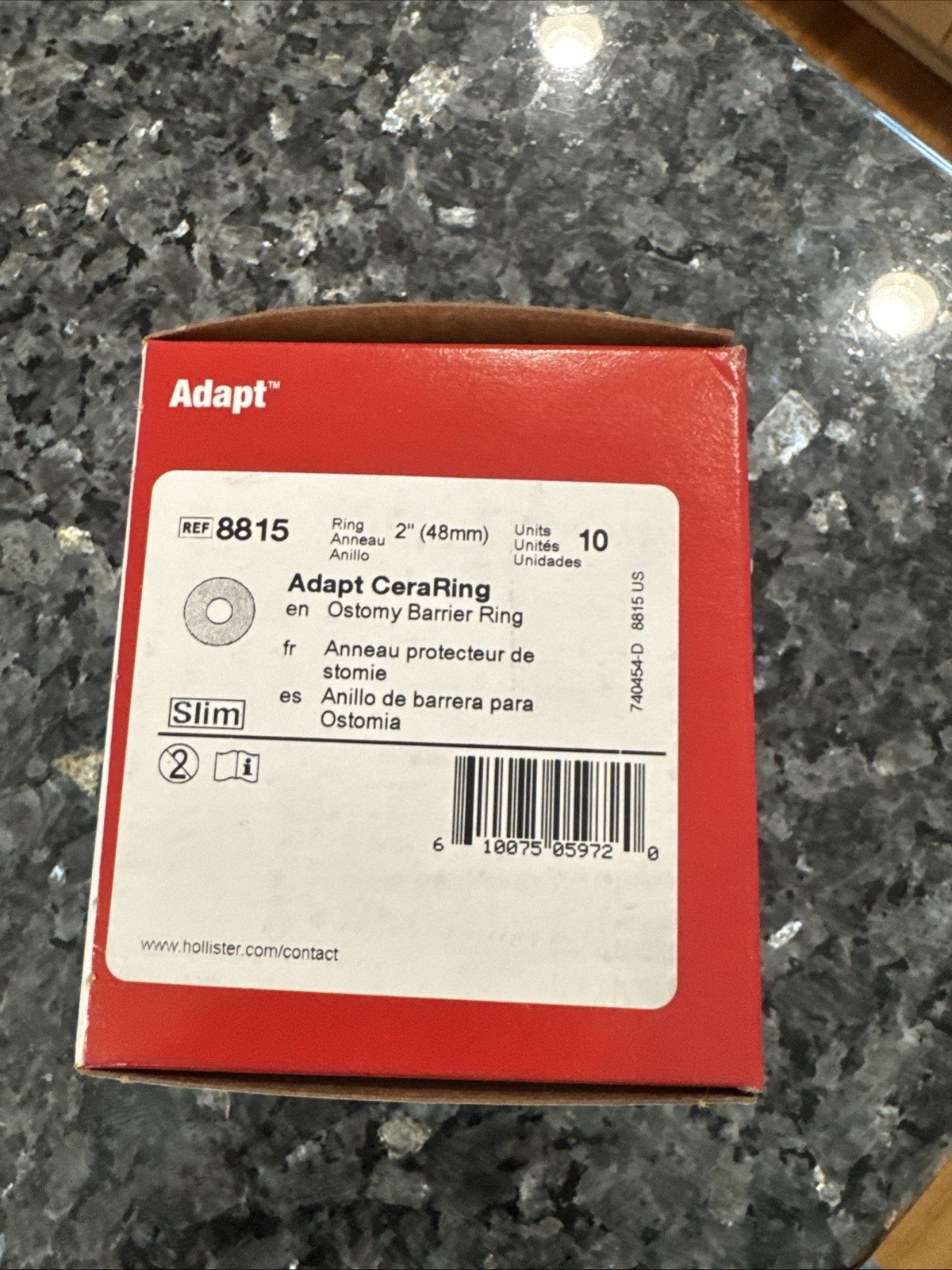 10 Hollister 8815 Adapt CeraRing Slim Barrier Ring 2″