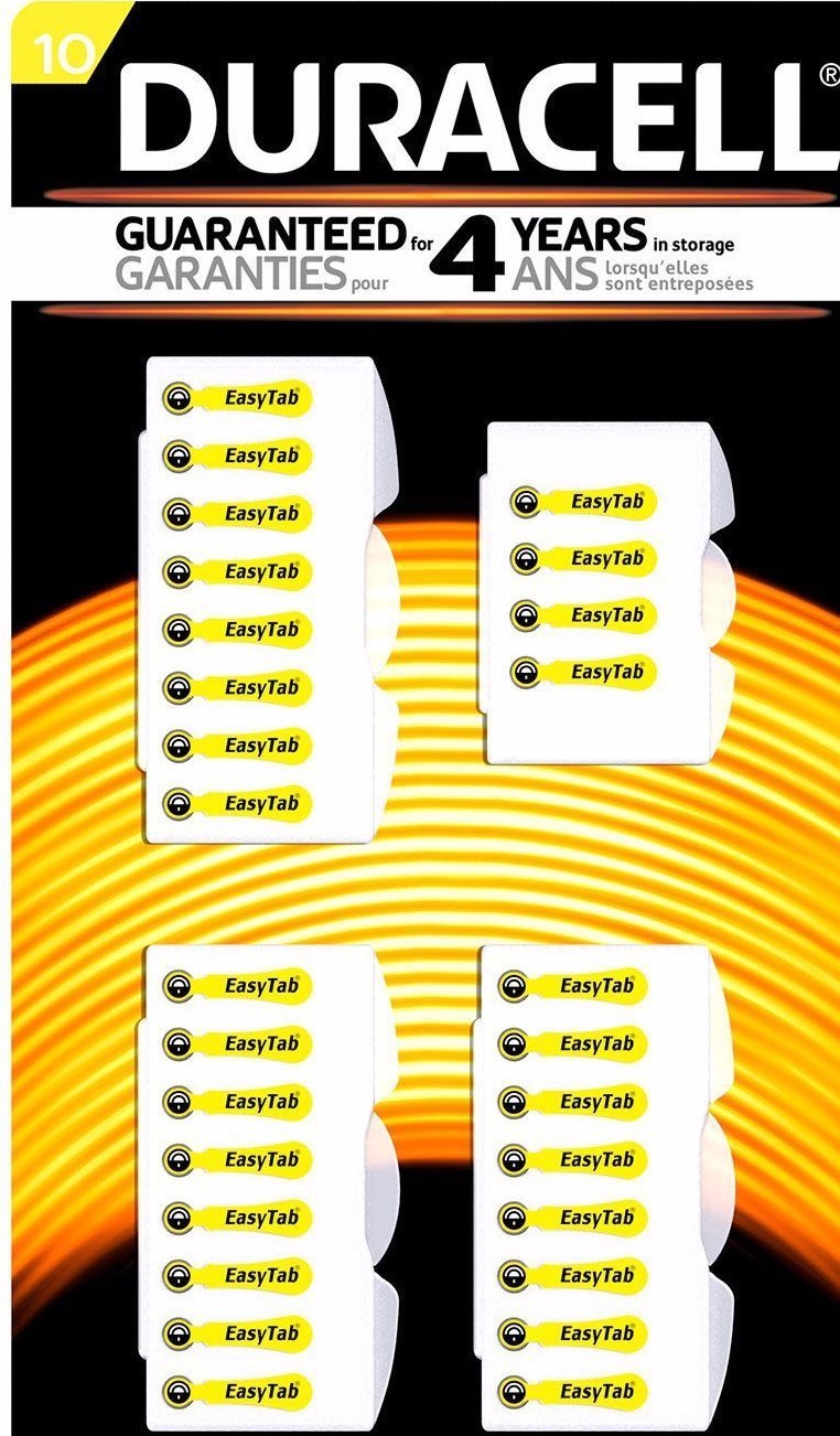 Duracell Hearing Aid Size #10 Batteries (32 Pk.) Sale