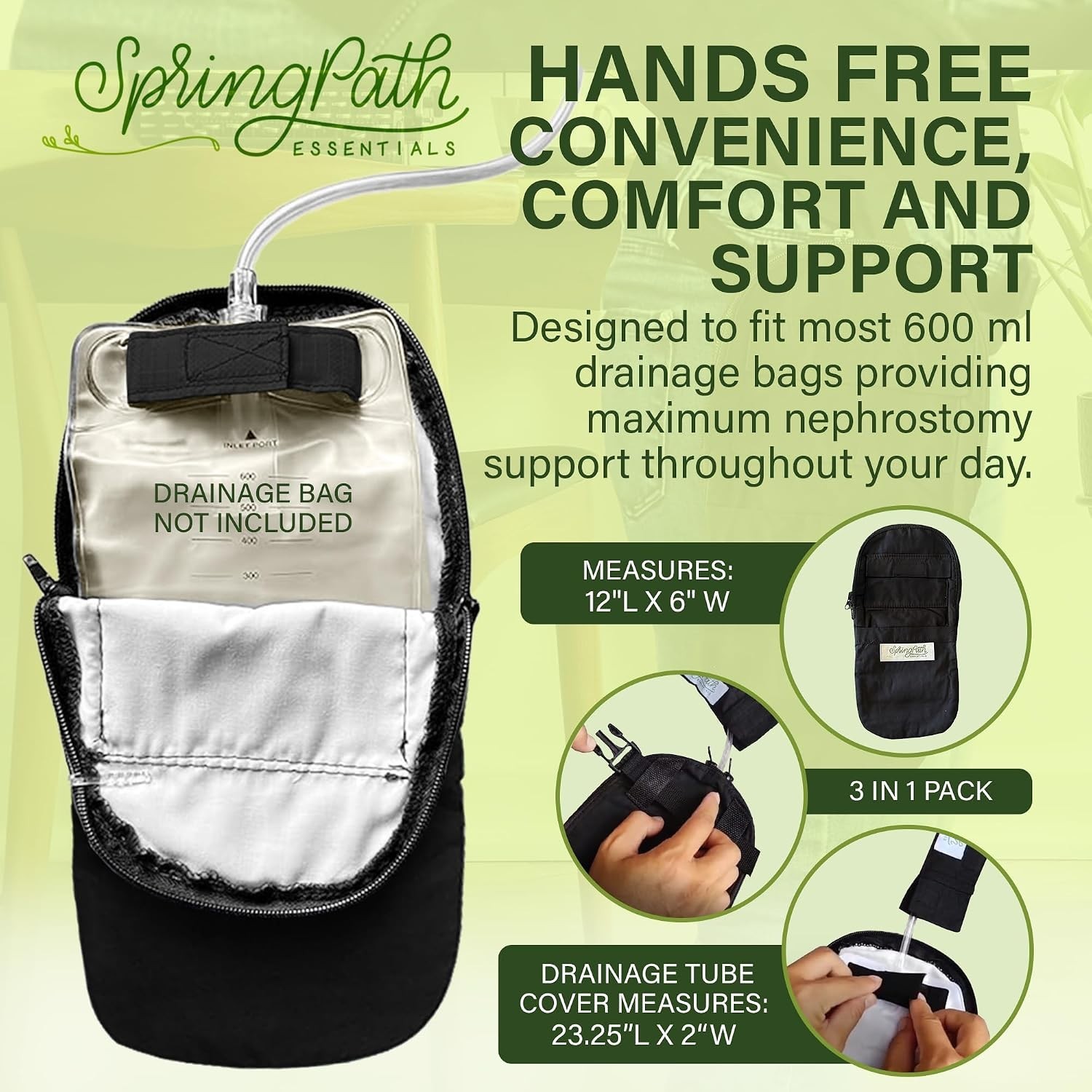 Nephrostomy Tube And Drainage Bag Cover