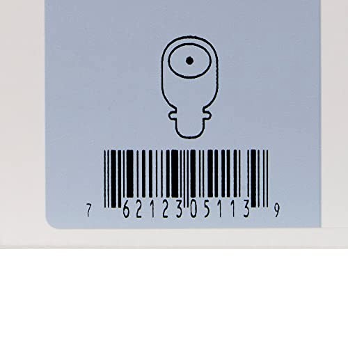 One-Piece EasiClose Wide Outlet Ostomy Pouch, Non-Convex, 3/8″ to 3″, 20 Pack