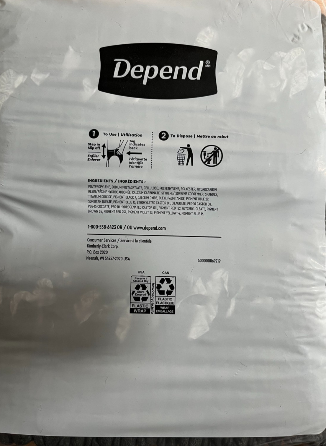 DEPEND Real Fit Mens Maximum Absorption Incontinence Underwear S-M 36 Count