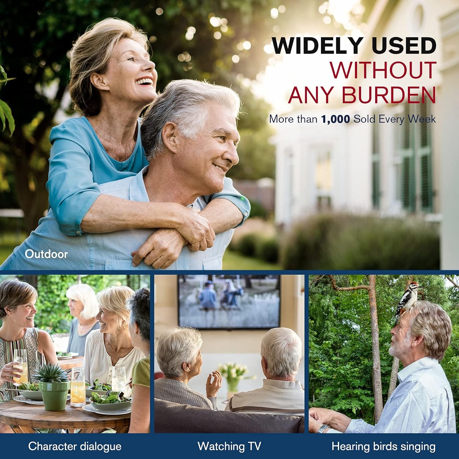 iBstone K17 Hearing Aids, Rechargeable Hearing Aids to Assist Hearing for Senior