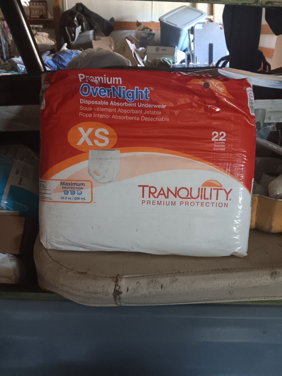 Tranquility Premium OverNight Adult Pull On Underwear XS 17” – 28” – 22/Pack