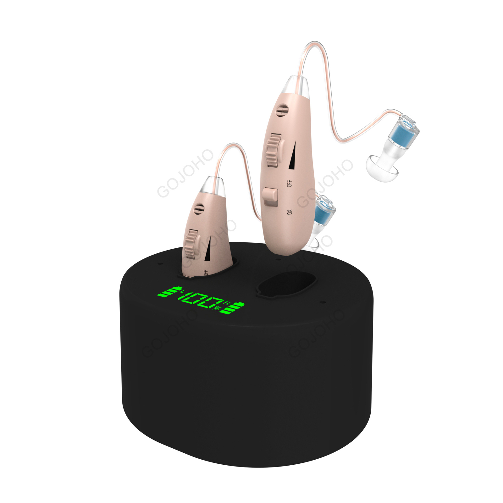 Digital Hearing Aid Severe Loss Rechargeable Invisible BTE Ear Aids Of 1 Pair
