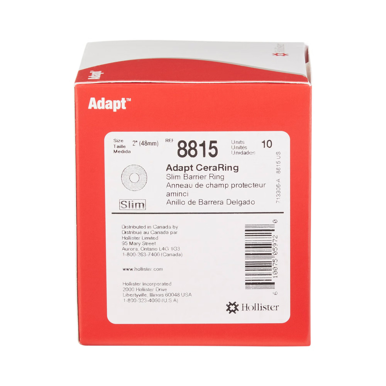 Adapt CeraRing Skin Barrier Ring 2 Inch Diameter 8815 10 Ct