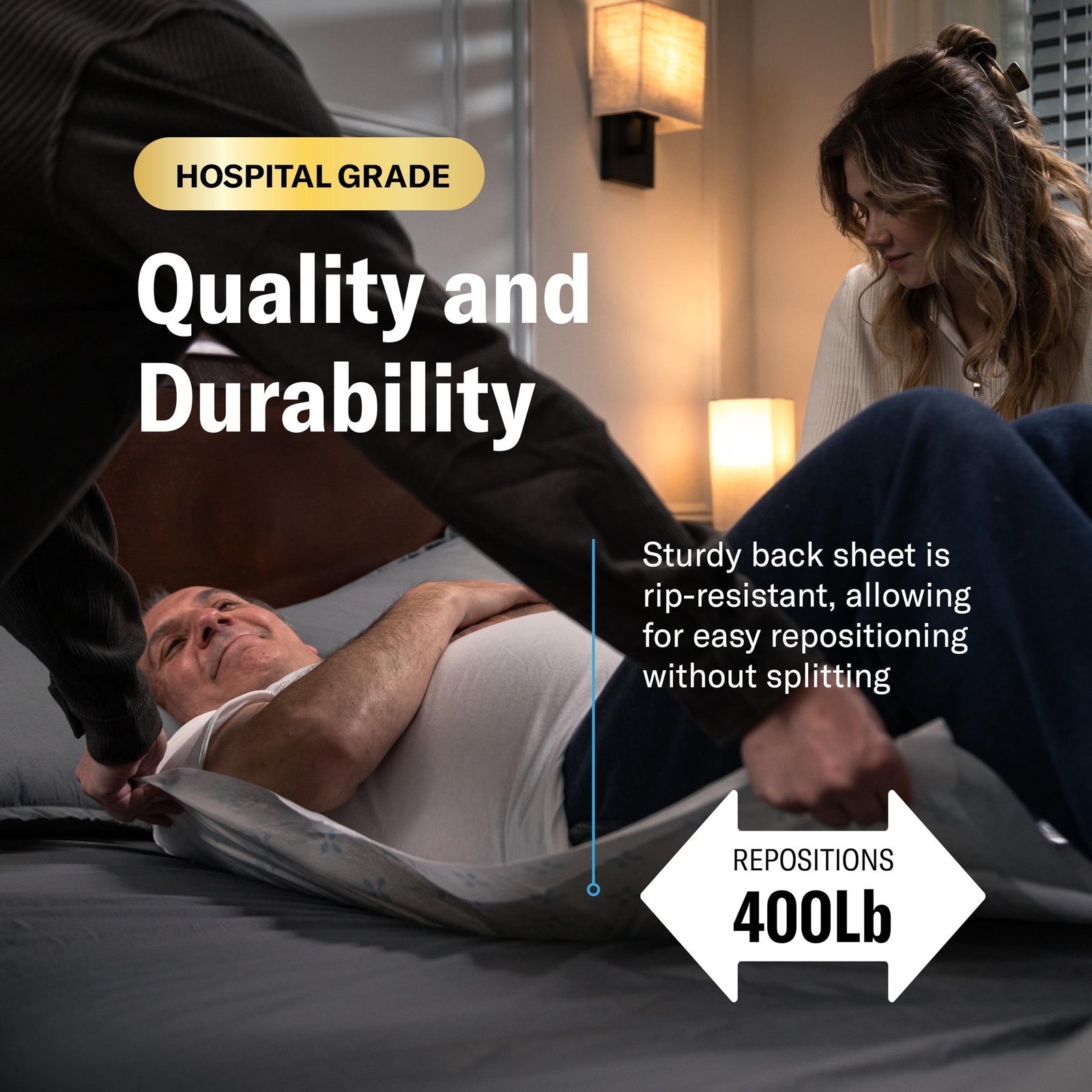 Chucks MAX-Plus Hospital Bed Pads Disposable Adult 36 x 36 Soft & Breathable