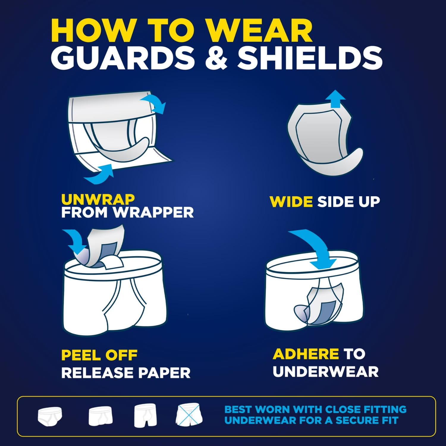 TENA Men Maximum Absorbency Incontinence Guards 48 Count