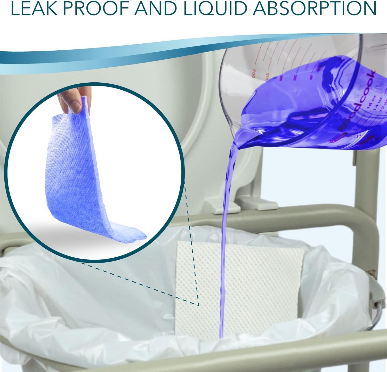 Superior Absorbent Commode Liners with Pads: Hygiene Simplified for Caregivers