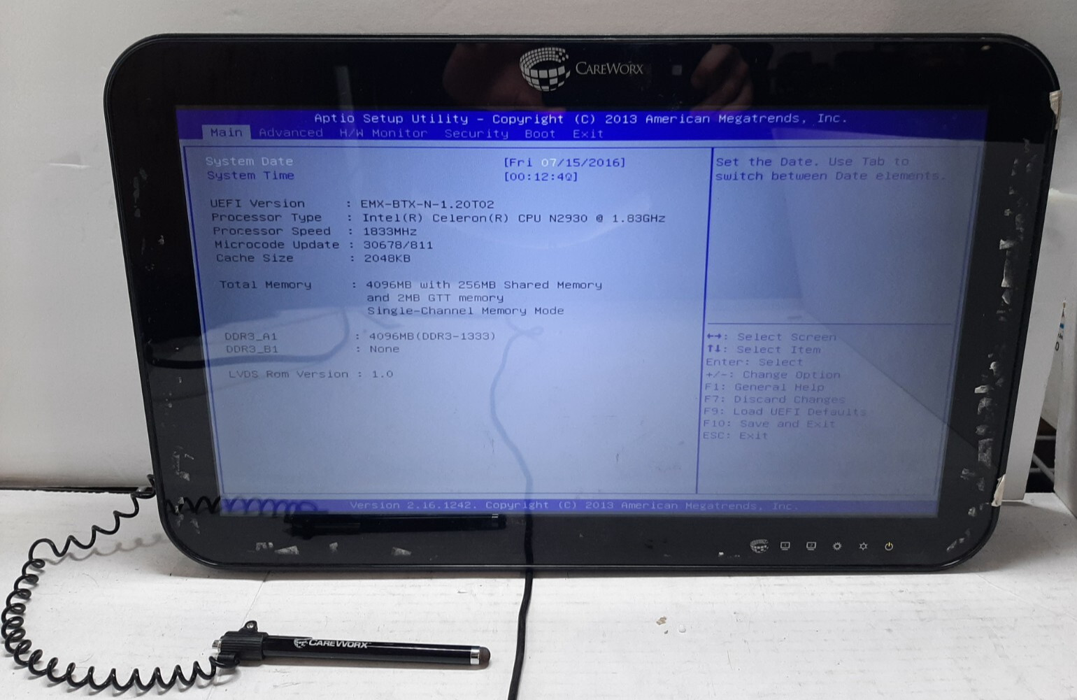 All-In-One Avalue Careworx AID-173-BYT 17.3 Touchscreen Medical PC #97