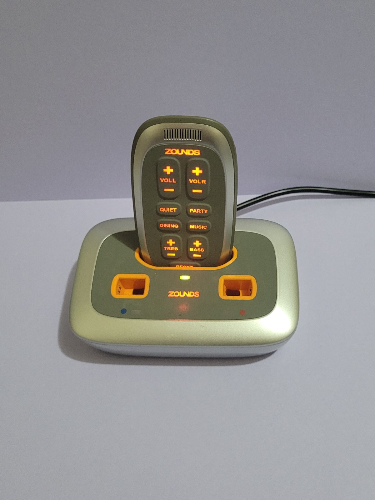 Zounds Hearing Aid Aide Remote Control and Charger Charging Base ONLY