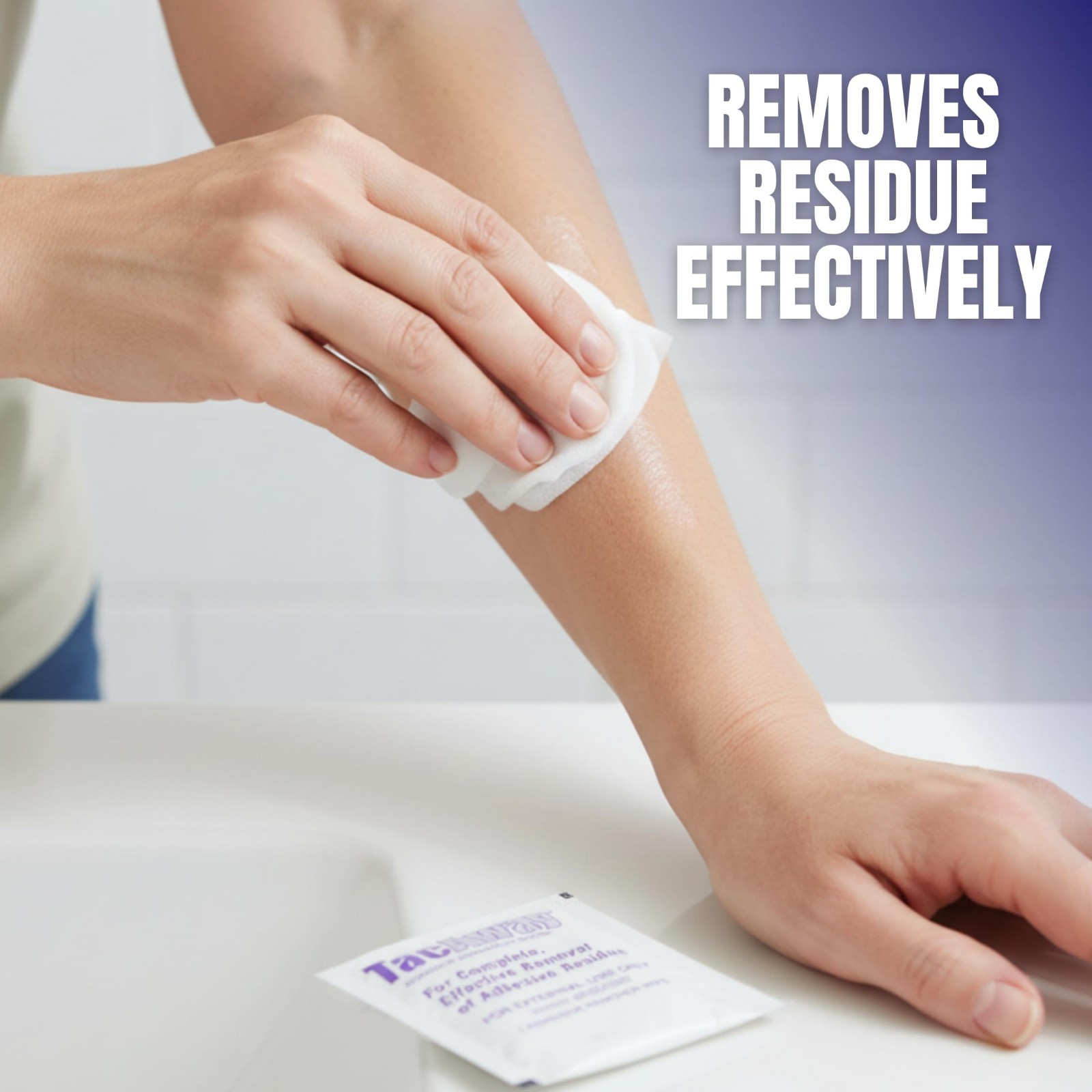 Adhesive Remover Wipes – 50 Count Box – 2 Pack for Easy Sticker & Label Removal