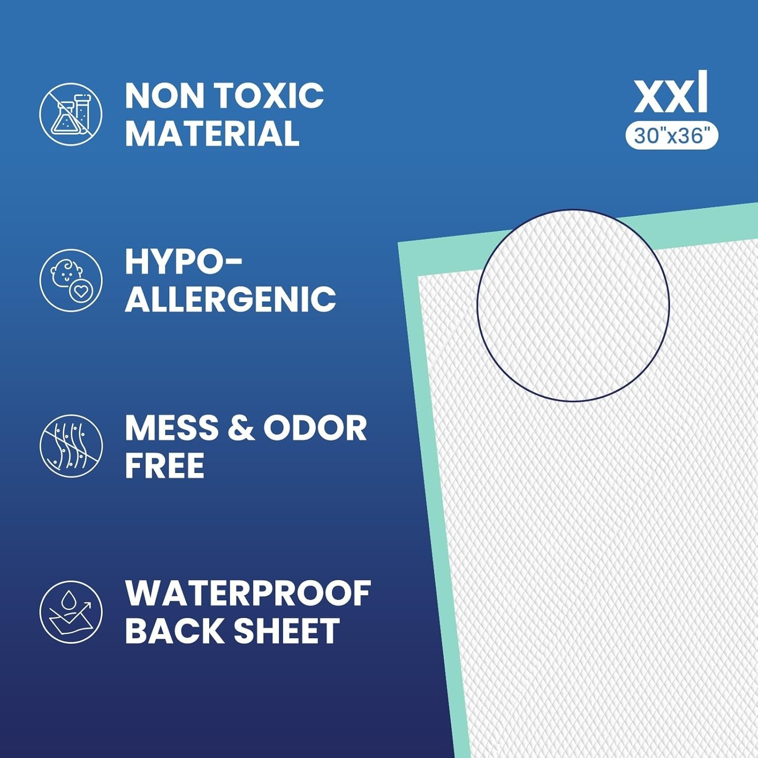 Extra Large 30 X 36 in Disposable Bed Pads Adults Incontinence Underpads