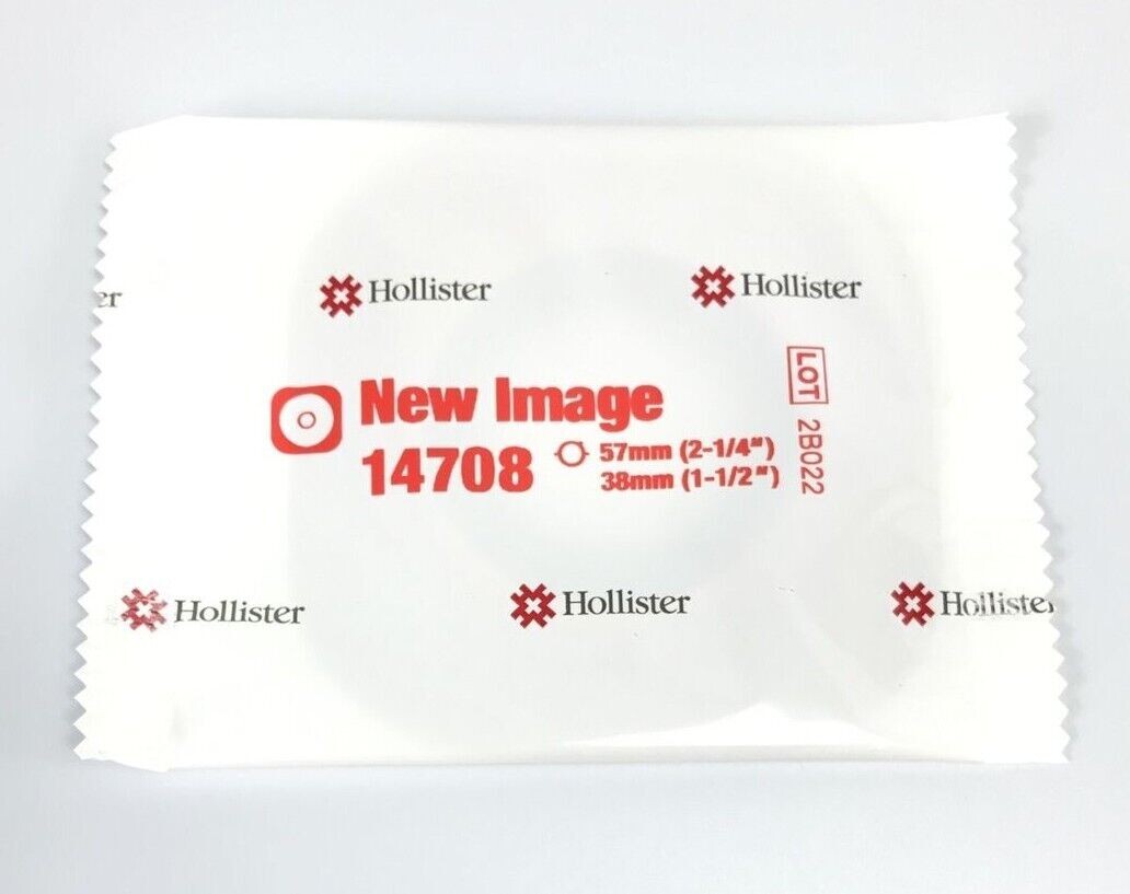 6 Hollister 14708 Skin Barrier 2-1/4″ Flange 1-1/2″ Pre-Sized Ex.2031 in BAG