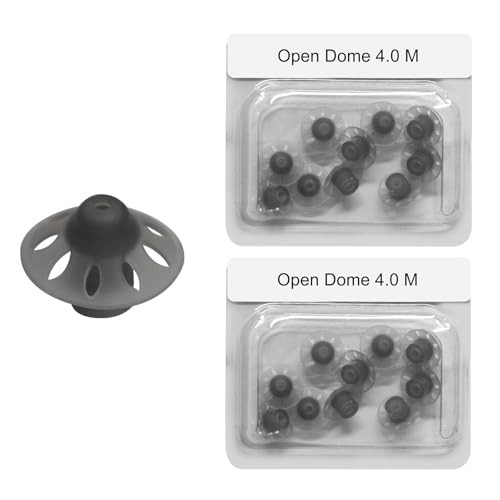 20 Count Universal Open 4.0 Hearing Aid Domes – Medium Size, Compatible Supplies