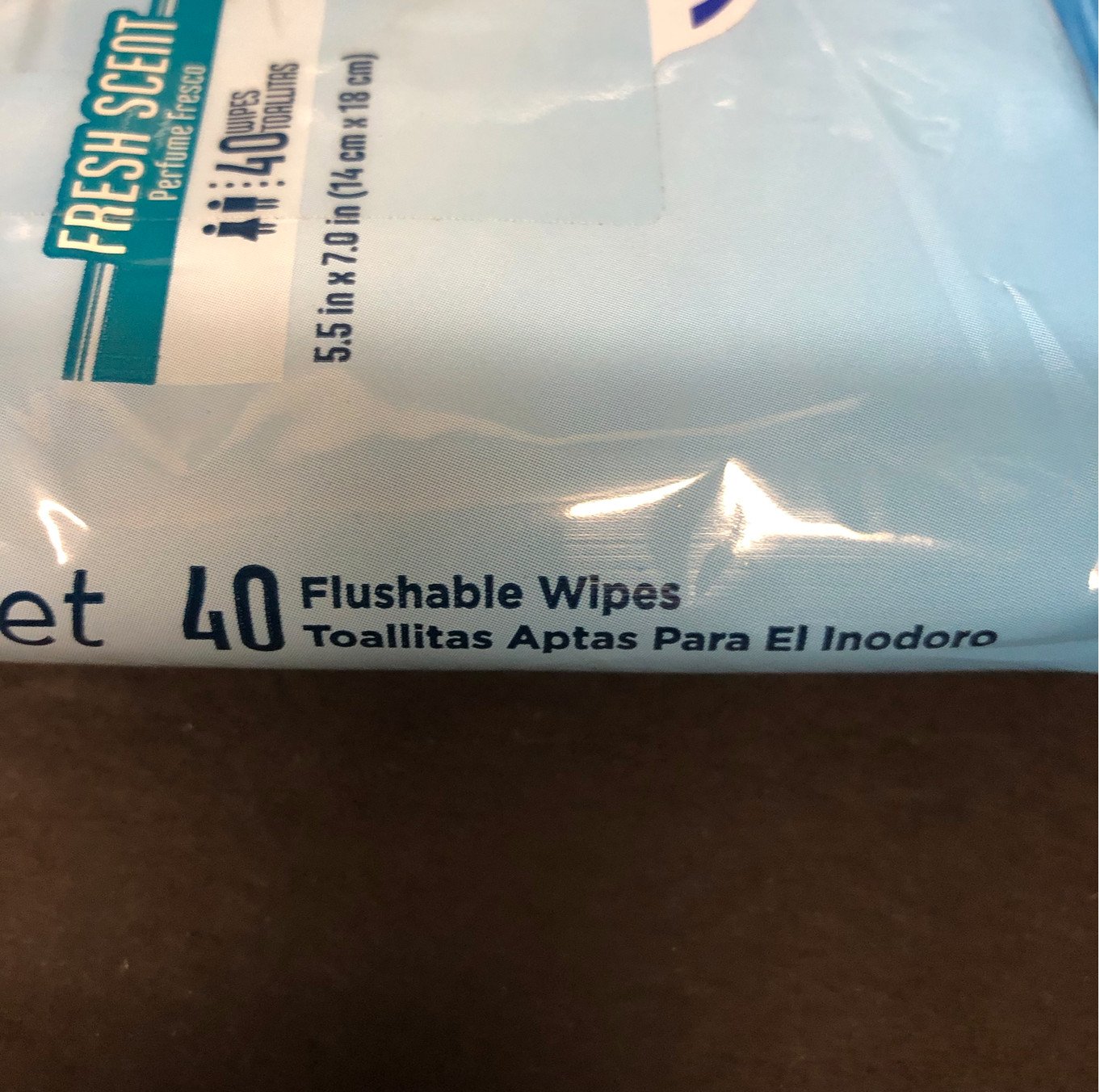 Attends Discreet Flushable 20 Packs of 40 Wipes 800 Total Count Fresh Scent Lot