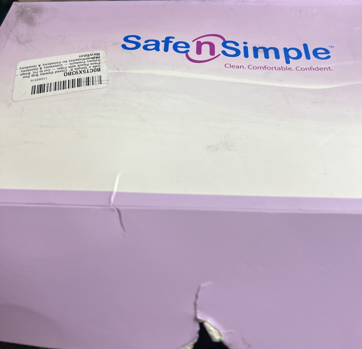 Ostomy 8” Closed-End Pouch, 1 Box Of 10 2 3/4 Flange. New