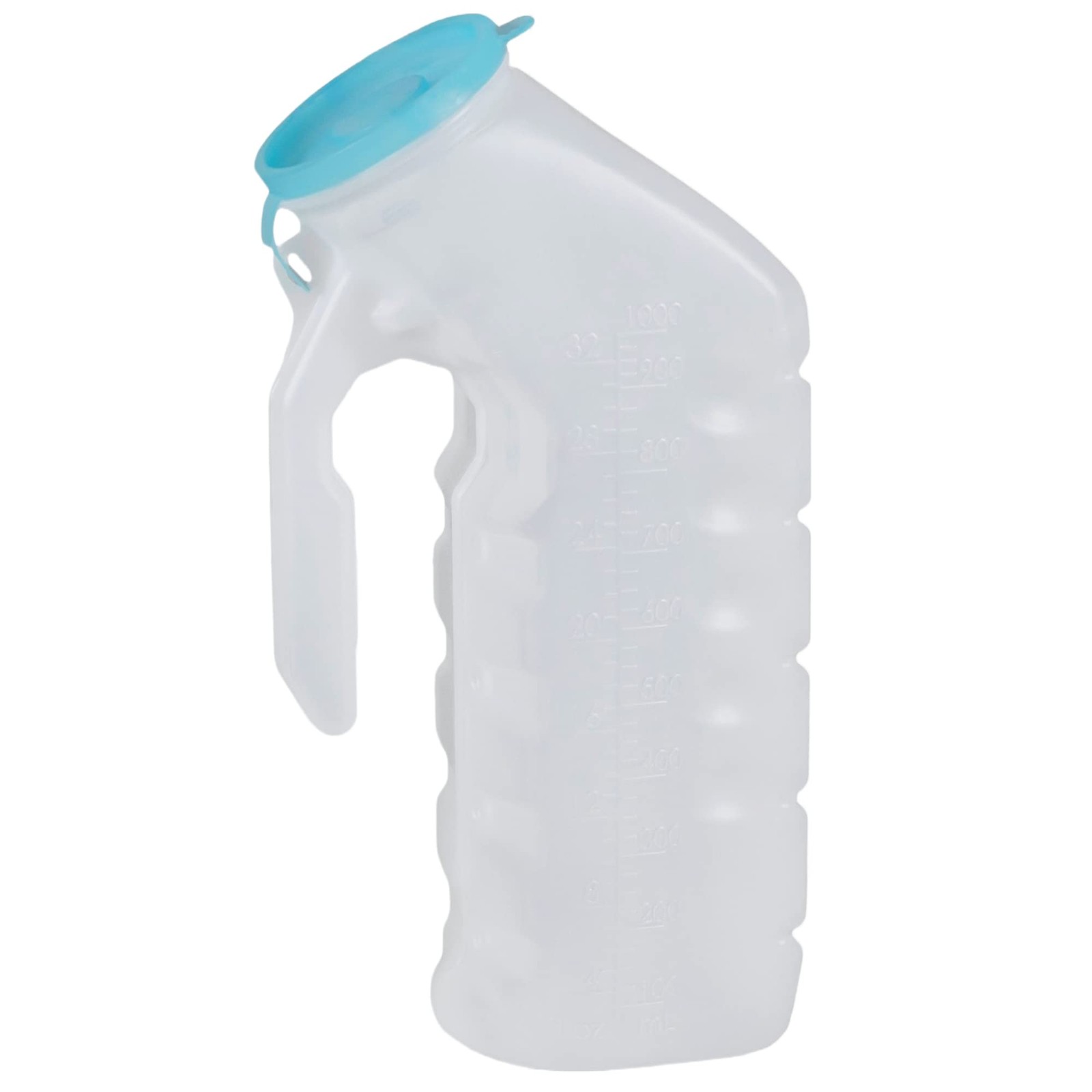 Male Urinal with Glow in The Dark Cover 32oz Pack of 2 Portable Pee Bottles f…