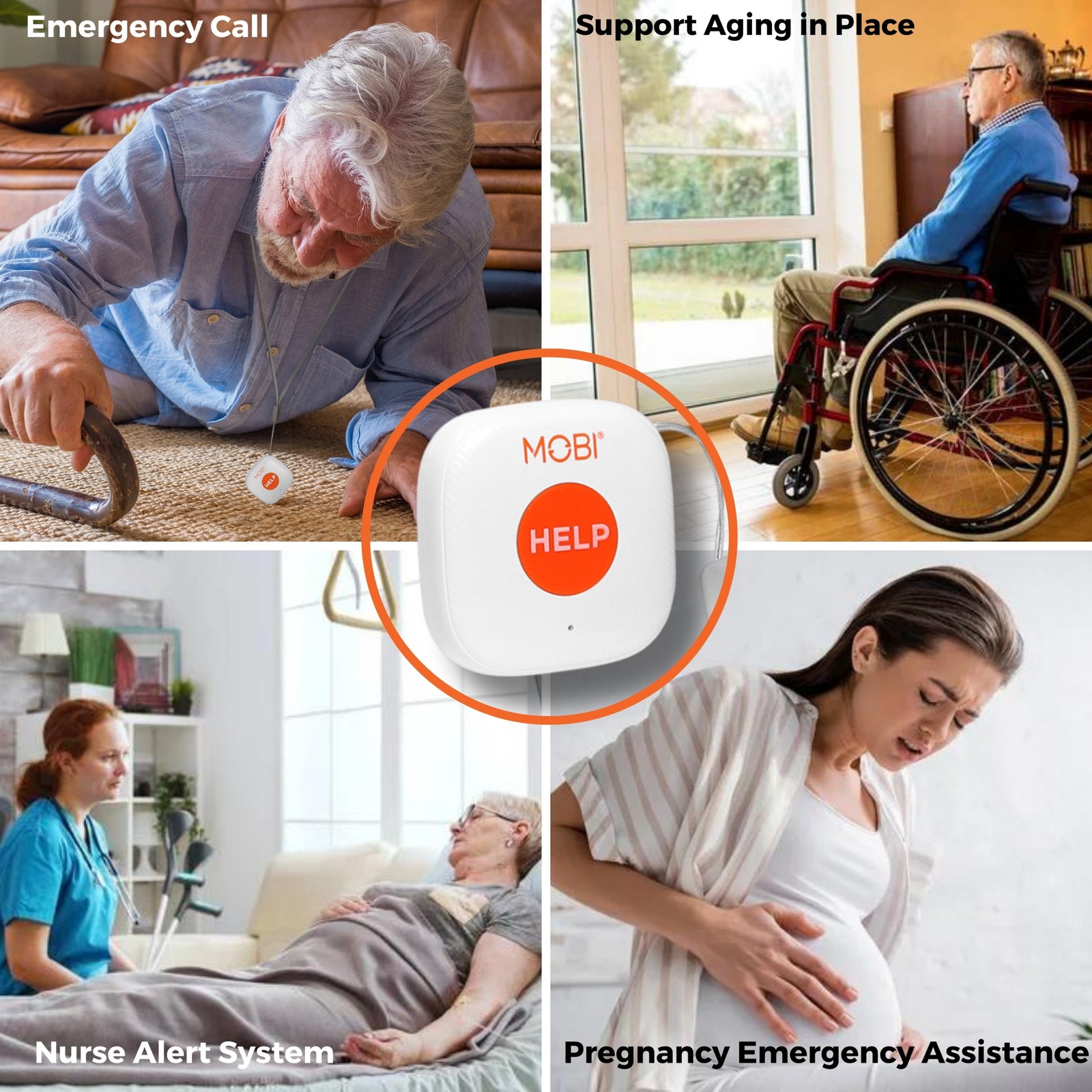 Wireless Emergency Alert Button, Smart Caregiver Monitoring System Battery