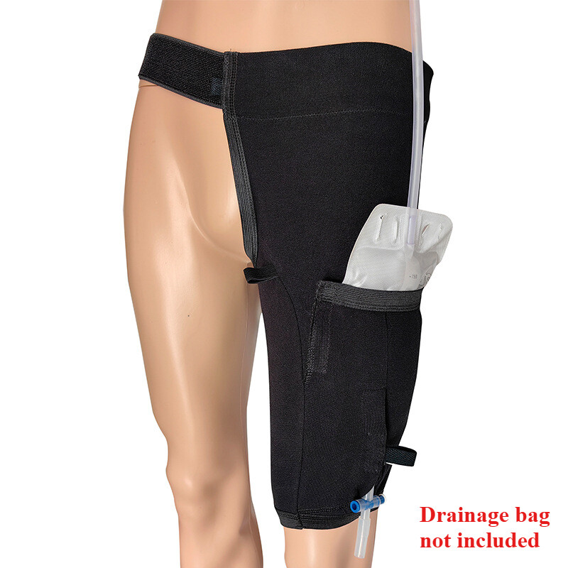 Catheter Leg Bag Holder Cover with Foley Stabilizer Urostomy Drainage Underwear
