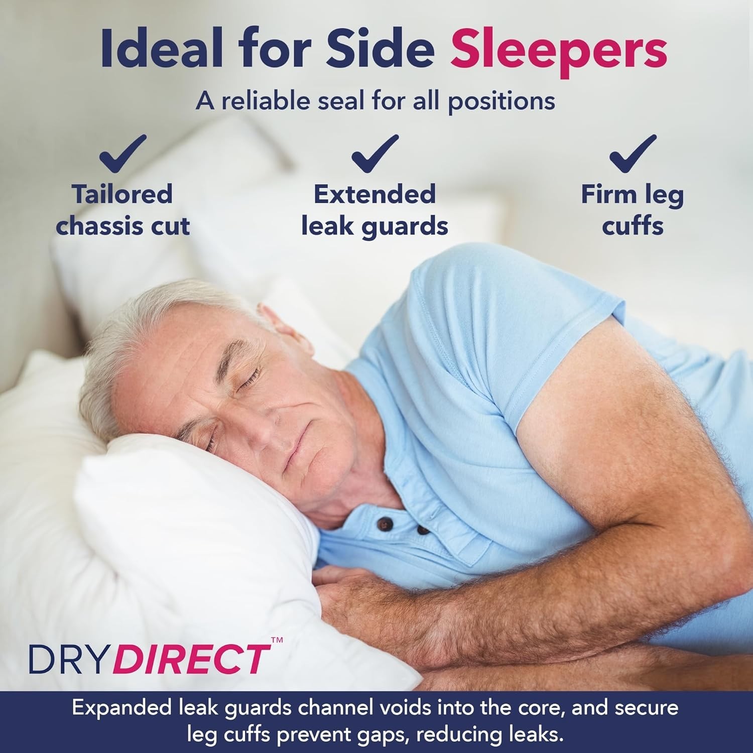 Super Overnight Underwear, Soft Cloth-Like Adult Diapers, Overnight Disposabl…