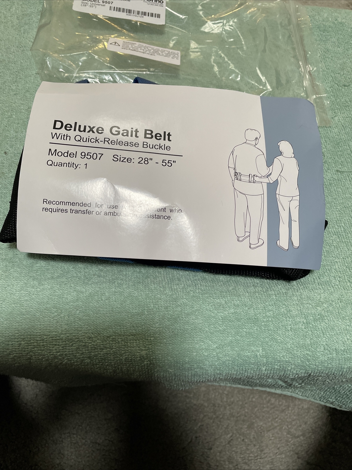 NYOrtho Transfer Gait Belt With 6 Handles Quick Release Buckle New Free Shipping