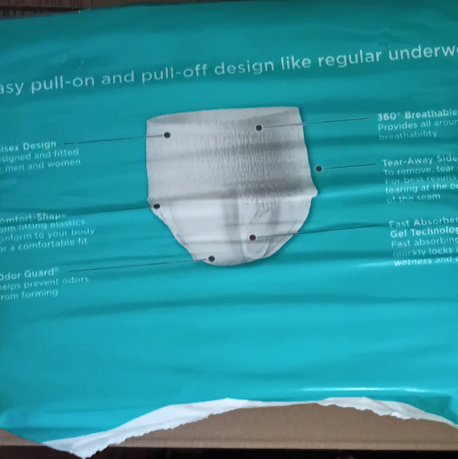 4 PACK Rely Maximum Incontinence Pants M 80 Ct 360° Breathable Odor Guard 1000ml