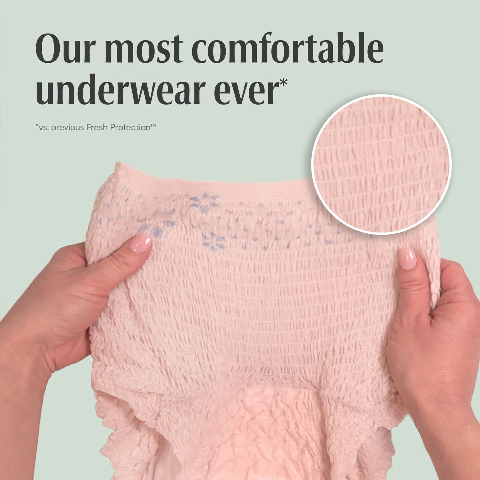 Depend Fresh Protection Incontinence Underwear for Women, L, 72 Ct