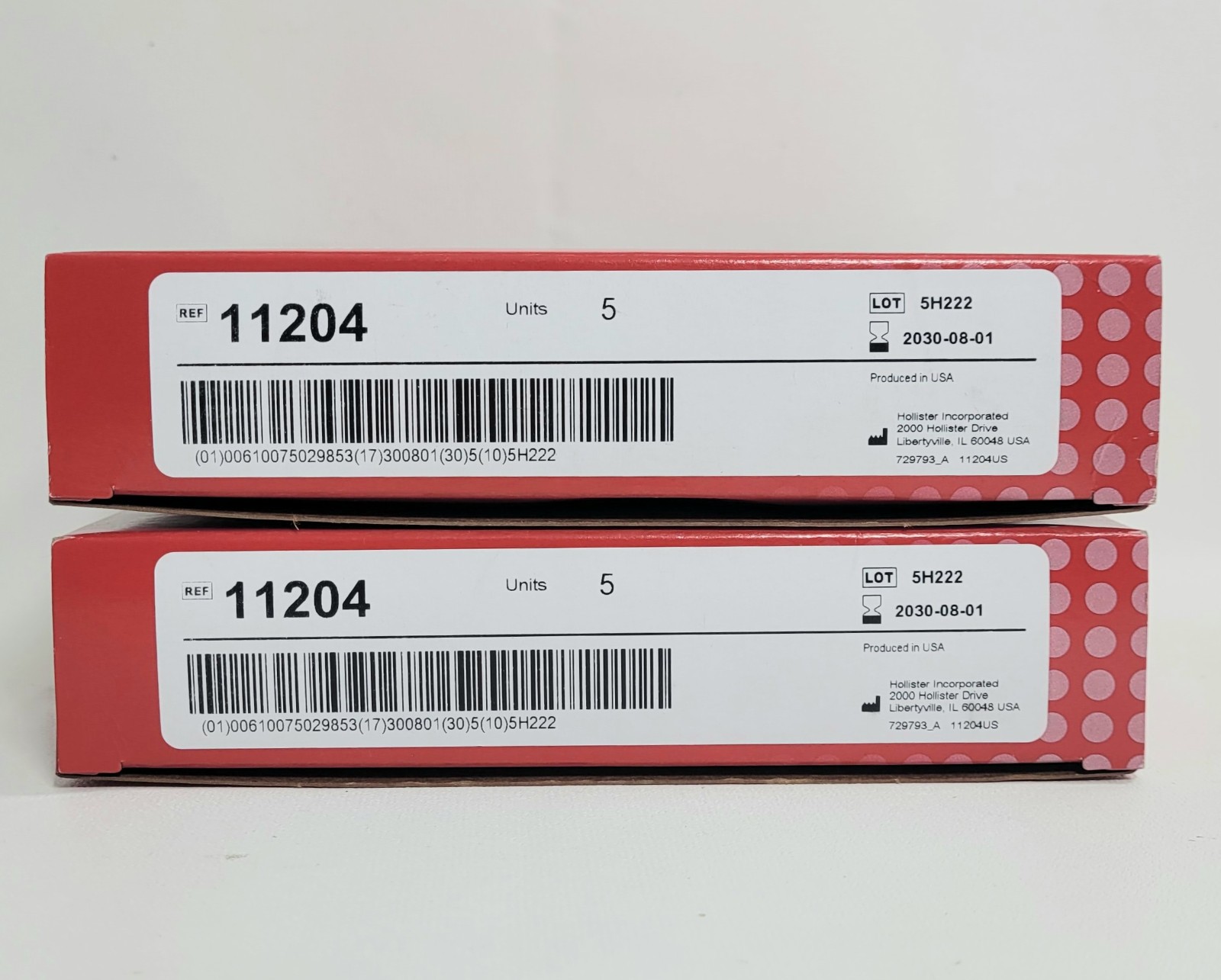 2x Hollister Cera Plus 11204 Ostomy Skin Barriers Expires 2030 LOT OF 2