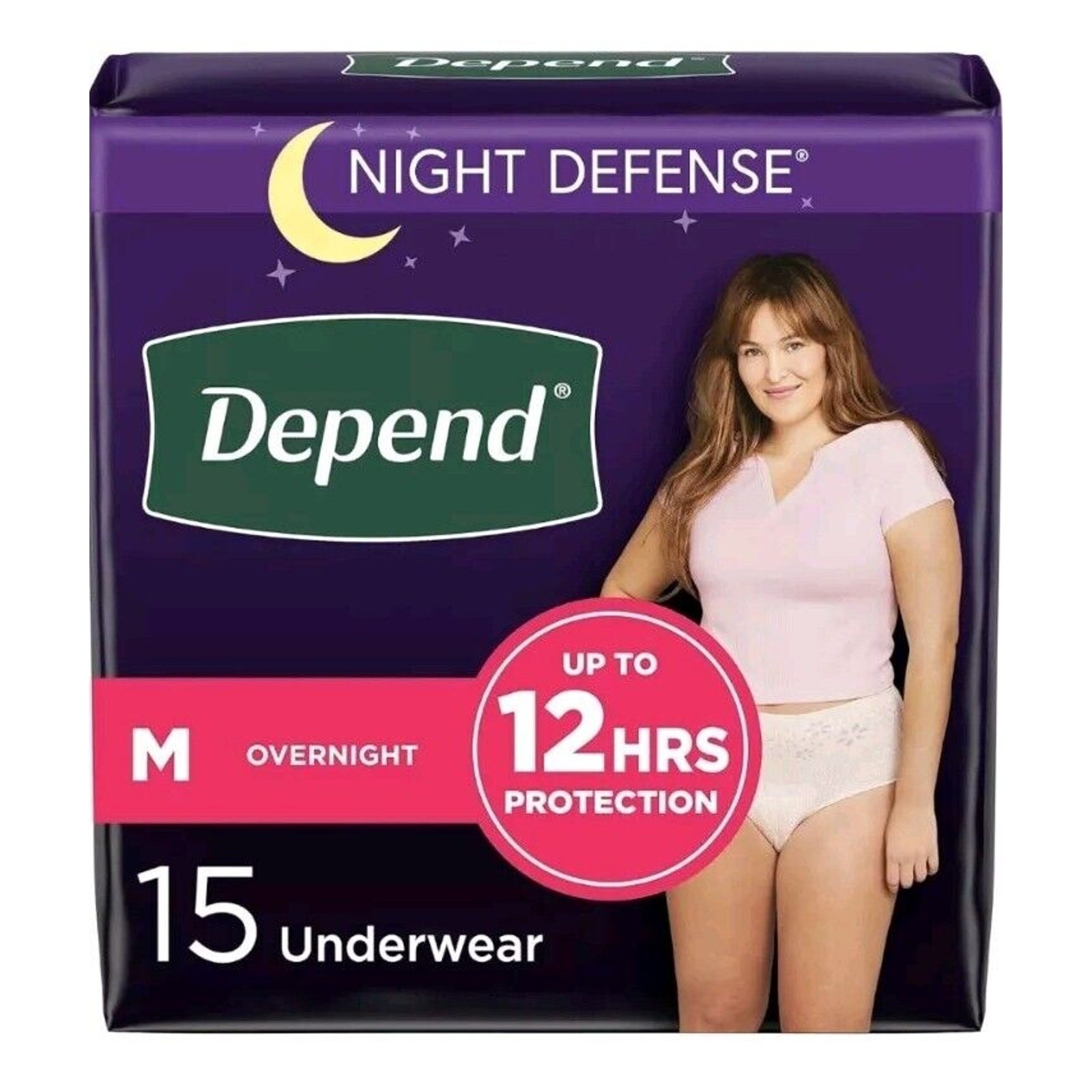 Depend Fresh Protection Womens Underwear S/M 15 Count Disposable Sealed