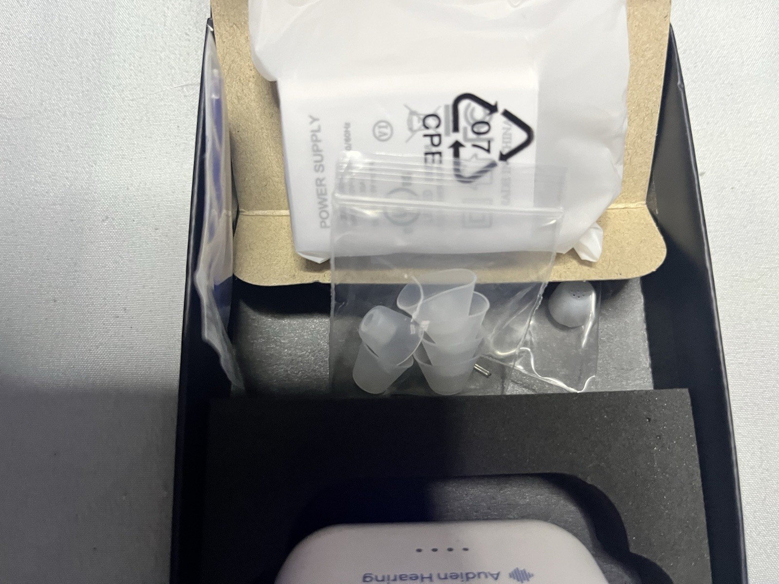 Audien Hearing ATOM Pro 2 CIC Rechargeable Hearing Amplifier w/ Case