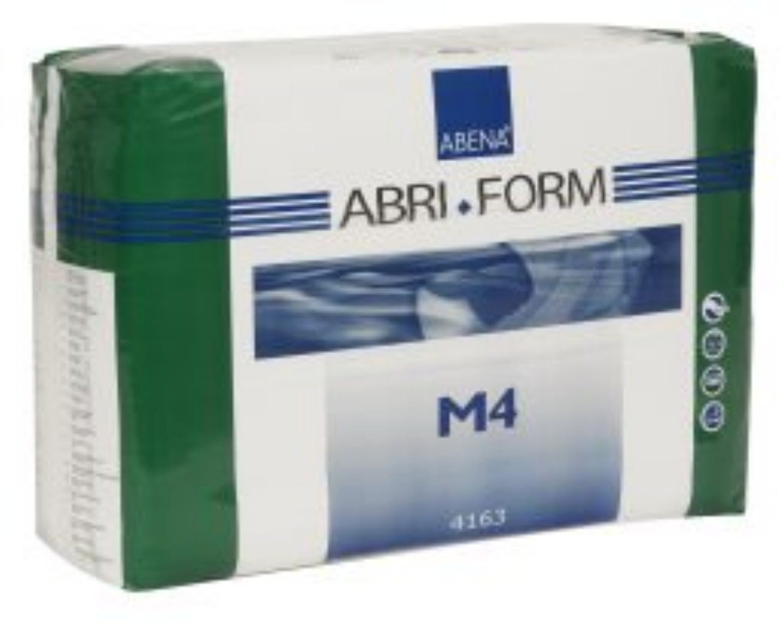 1pc Abena MEDIUM4 4163 Abri-Form X-Plus Brief Adult Diaper Plastic Overnight