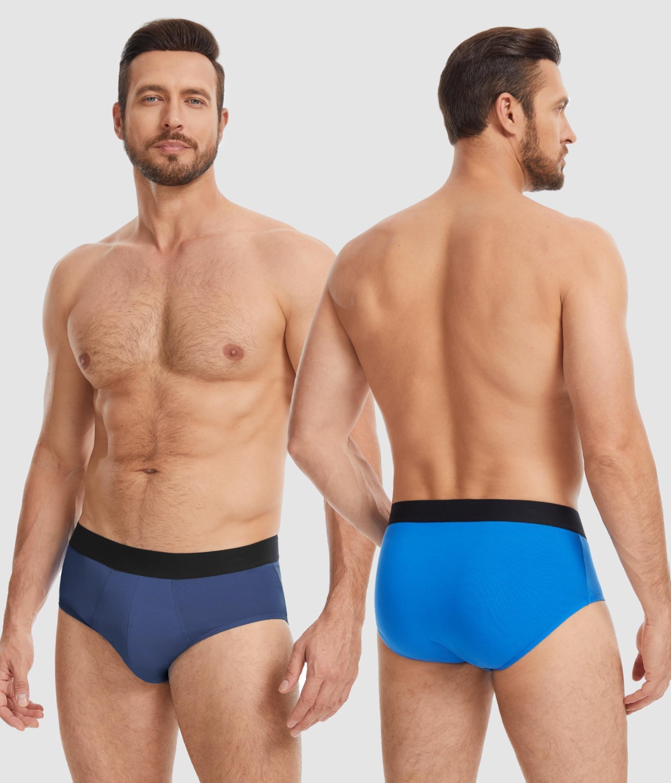 Men’s Incontinence Underwear – Washable Cotton Briefs, 50ml Absorbency, 3 Pack