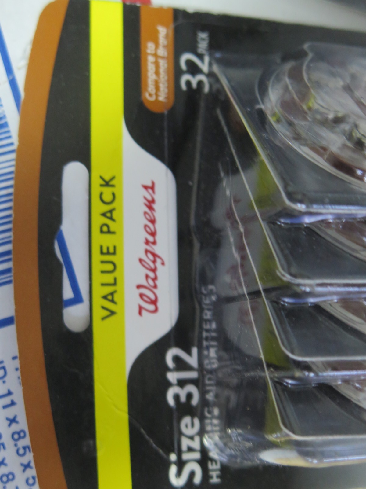 LOT 2 Walgreens Size 312 10 hearing aid batteries 32 pk X 2 NEW batteries 04/25