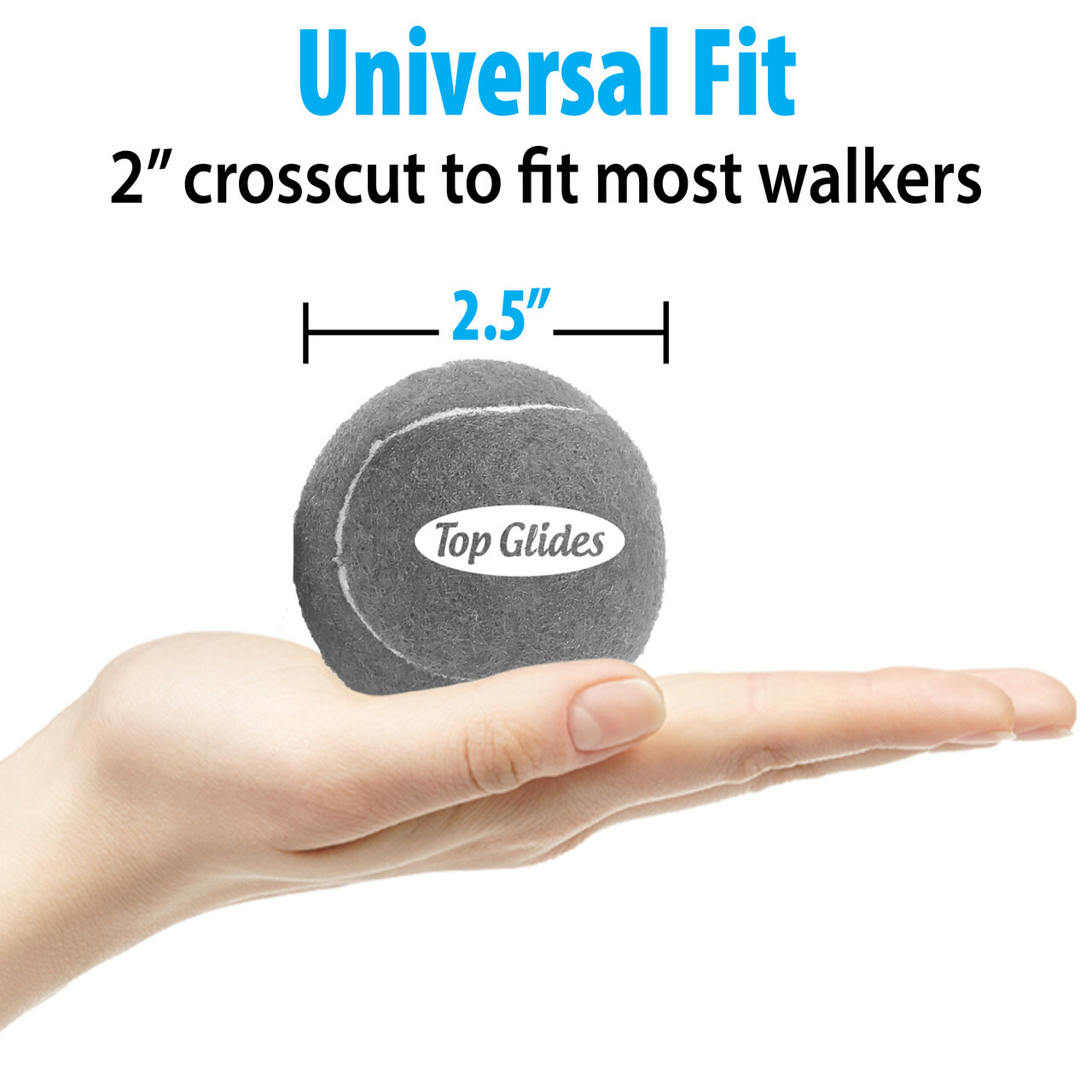DEAL: Pre-cut Walker Tennis Ball Glides – Any Color – 2 Pairs
