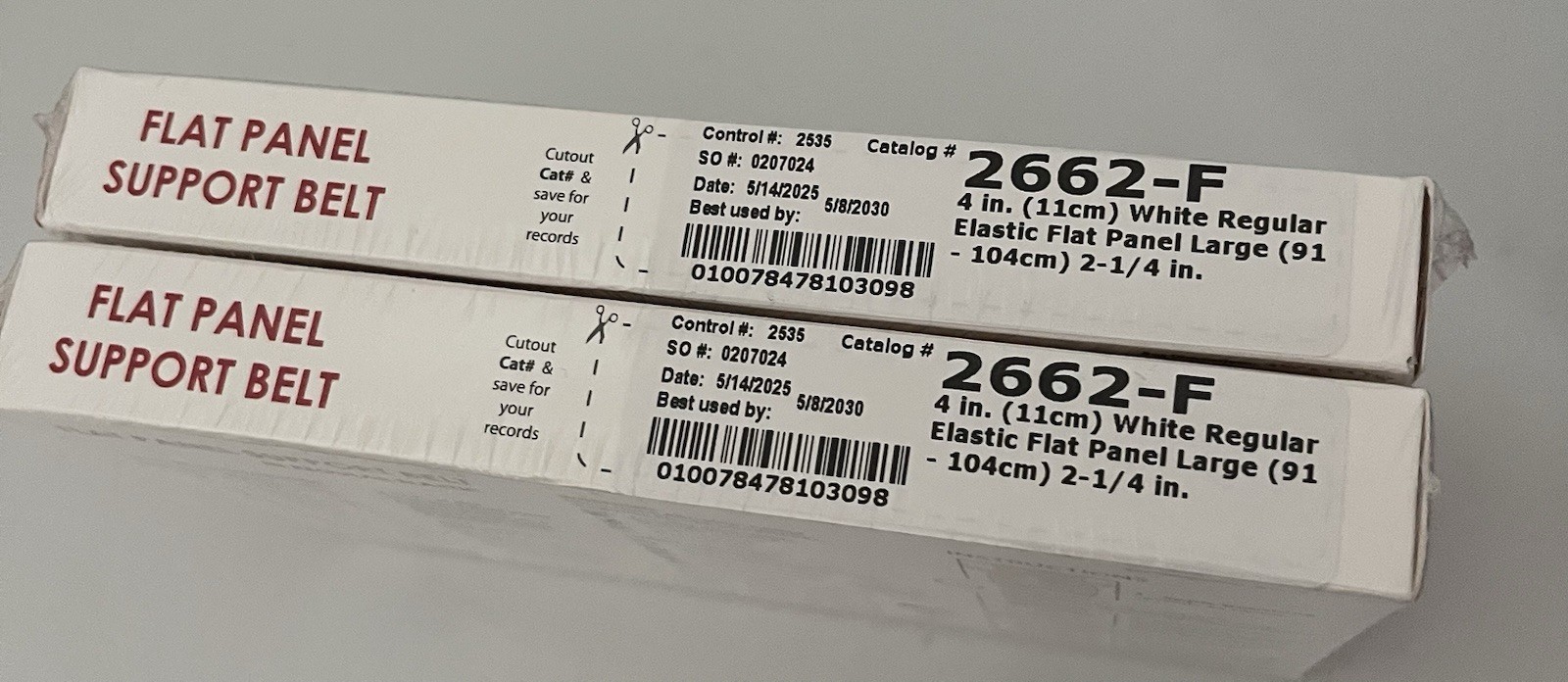 NIB 2 1/4” Ostomy support Belts