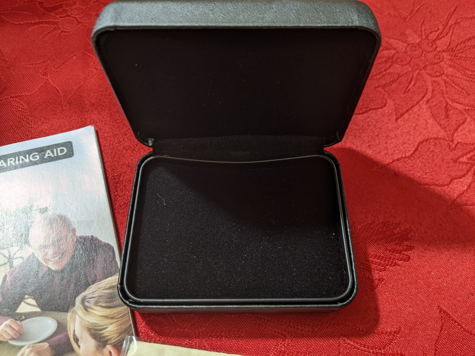 Miracle Ear BOX ONLY Black Box For Hearing Aid Accessories