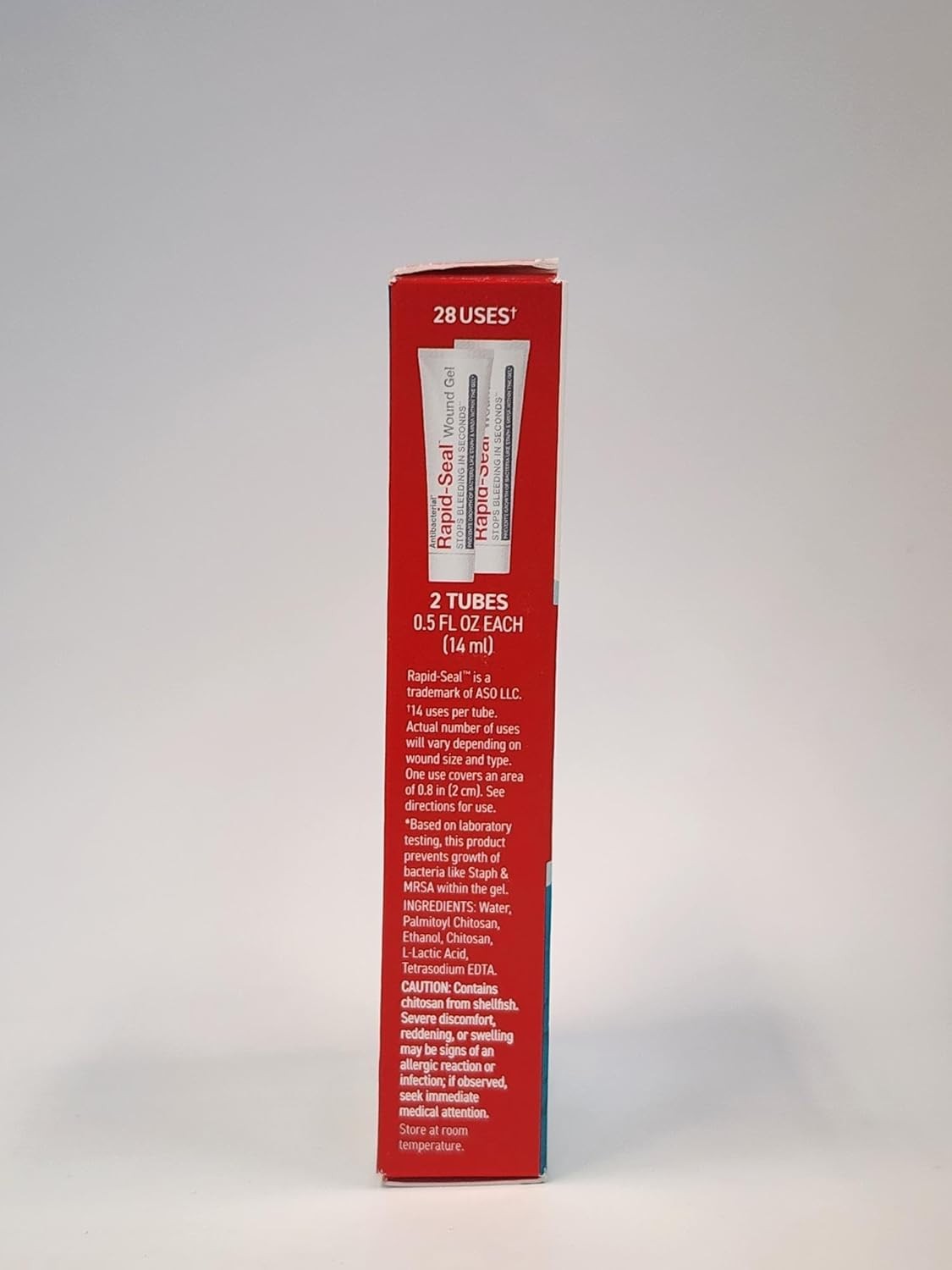 Wound Gel (2 Tubes) | Stops Bleeding in Seconds | 2 Tubes (0.5 Fl Oz Each)