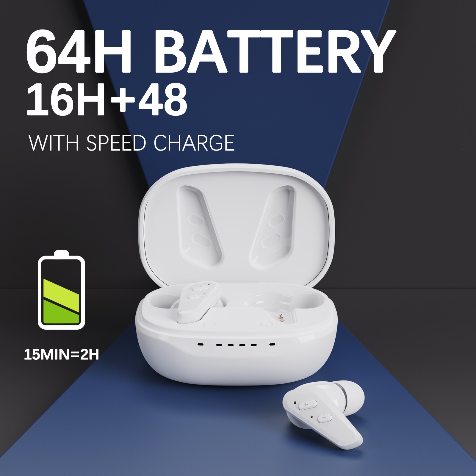 JINGHAO Rechargeable Hearing Aid – Tiny, Invisible, Auto On/Off, Clear Sound