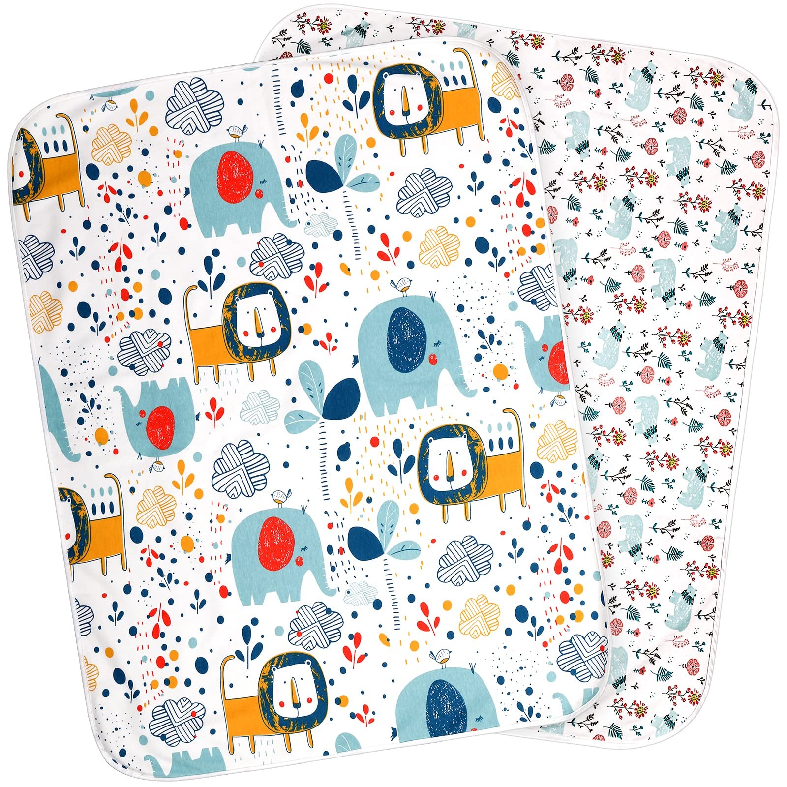 Waterproof Bed Pad 2 Pack Washable Underpad Incontinence Cover Kids Pets